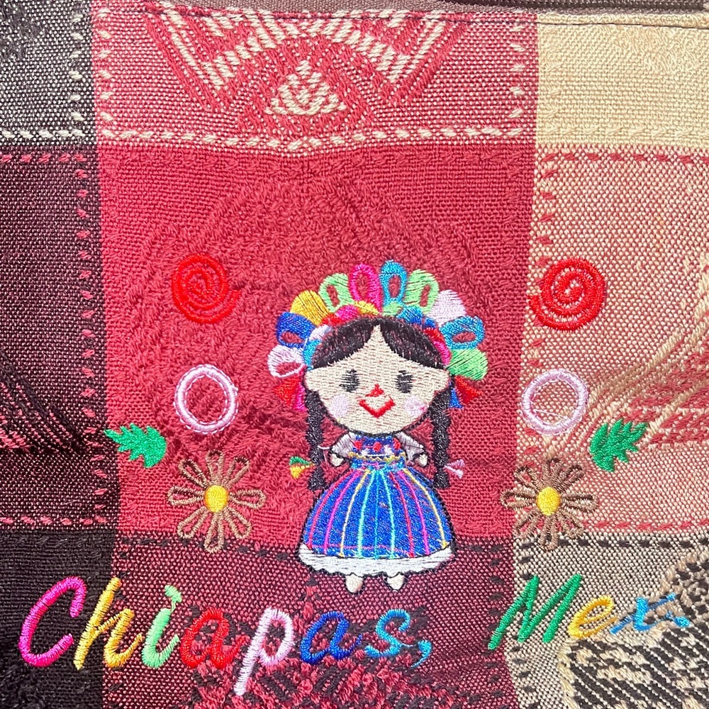 MEXICANA Colorful Embroidered Shoulder Bag